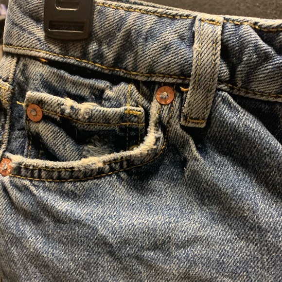 FREE PEOPLE
Destroyed Button Denim Skirt In Harvey - Picture 13 of 15